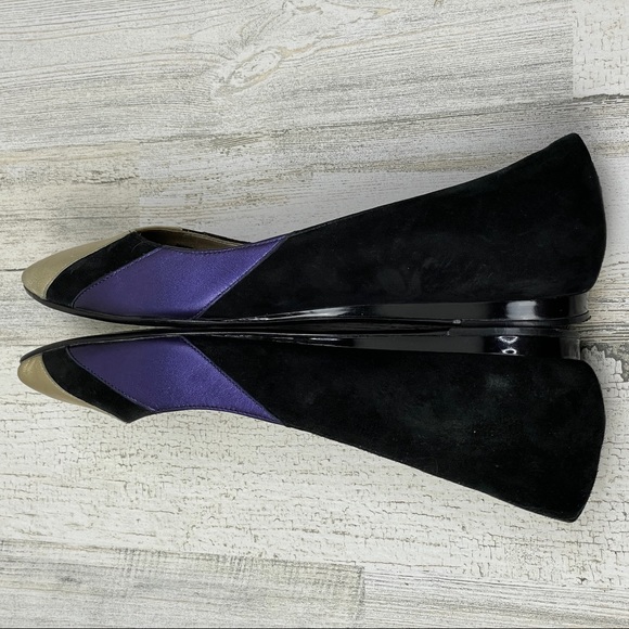 DVF leather and suede flat - 8M - Picture 4 of 7